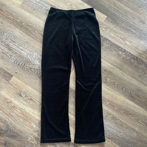 Velvet small flare bottoms